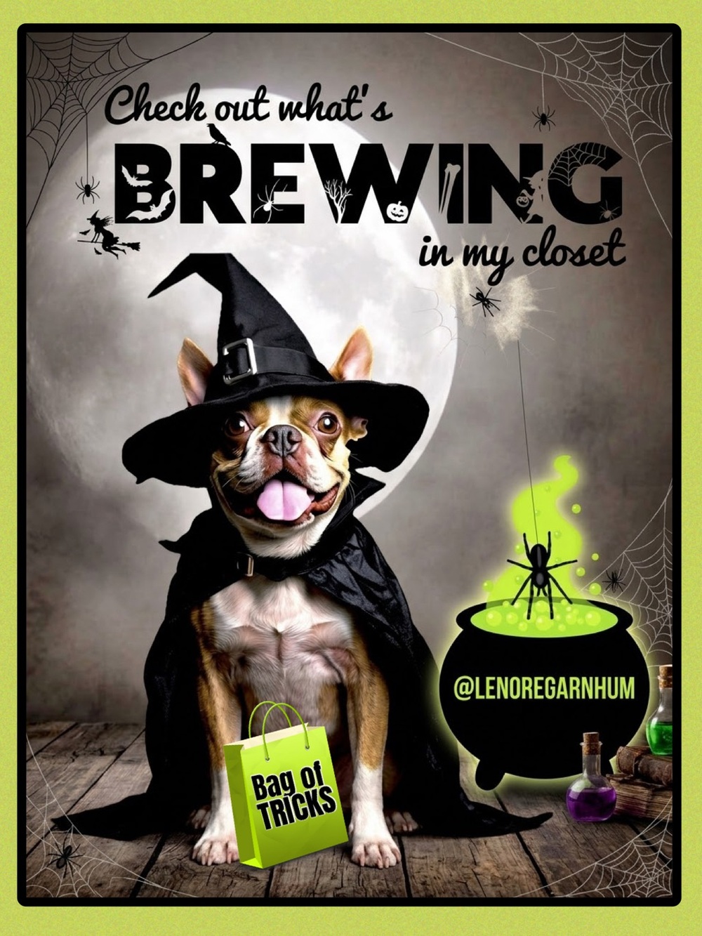 Check out what's brewing in my closet! Halloween vibes!